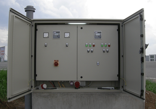 Pumpwerksumrüstung-Sanierung-Fernwirktechnik TAS Pumpensteuerung 4.0 mit Vision 130