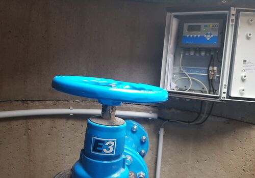 Datenerfassung Übergabeschacht - energieautarker Betrieb