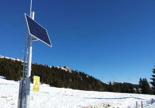 Eiswarnanlagen Windpark Handalm