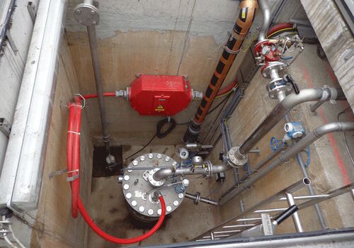 Thermalwasserbrunnen / Fernwirksystem