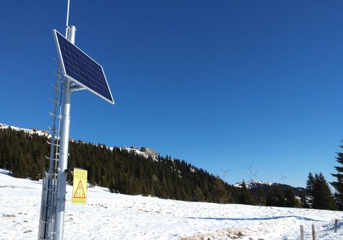 Eiswarnanlagen Windpark Handalm