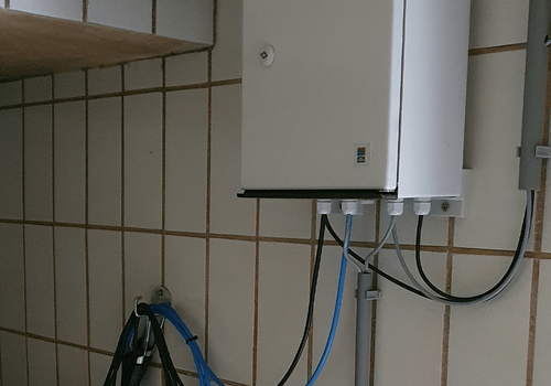 Hochbehälter der Wasserversorgung, Energieautarke Niveauüberwachung, Durchflussmessung