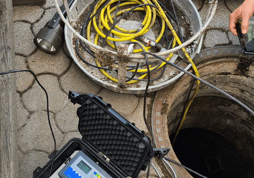 Mobile Durchflussmessung samt TAS Datenlogger
