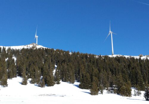 Eiswarnanlagen Windpark Handalm