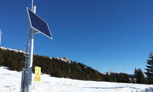 Eiswarnanlagen Windpark Handalm