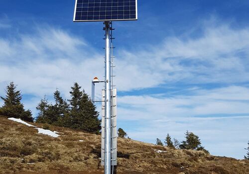 Eiswarnanlagen Windpark Handalm