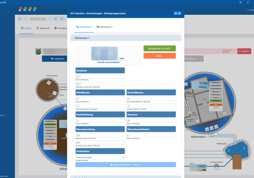 Umstellung der Anlagenvisualisierung der Kläranlage Tieschen auf das myTAS Portal