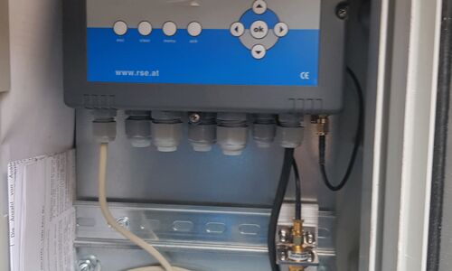 Datenerfassung Übergabeschacht - energieautarker Betrieb
