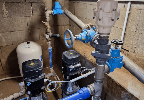 Ausrüstung der Wasserversorgungsanlagen mit Fernwirk-, Steuerungs- und Störmeldetechnik