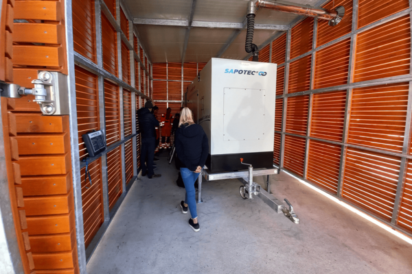 Mobiles Notstromaggregat - Leuchtturmprojekt - Veranstaltungszentrum artBOX