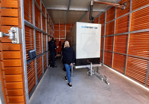 Mobiles Notstromaggregat - Leuchtturmprojekt - Veranstaltungszentrum artBOX