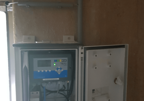 Hochbehälter der Wasserversorgung, Energieautarke Niveauüberwachung, Durchflussmessung