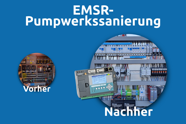 EMSR-Sanierung von Abwasserpumpwerken