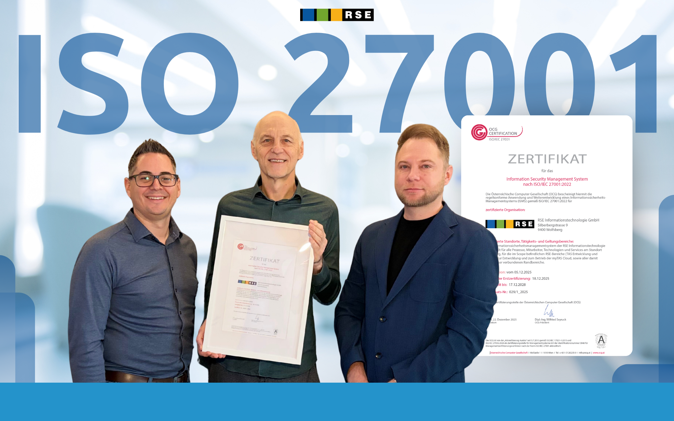 ISO/IEC 27001 Zertifizierung