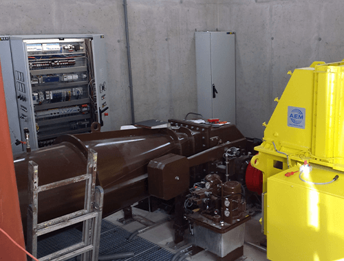 Kleinwasserkraftwerk-Fernwirktechnik-EMSR-Ausrüstung-Steurung-Ossberger-Turbine